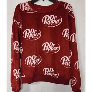 Dr pepper women's Medium fuzzy sweatshirt